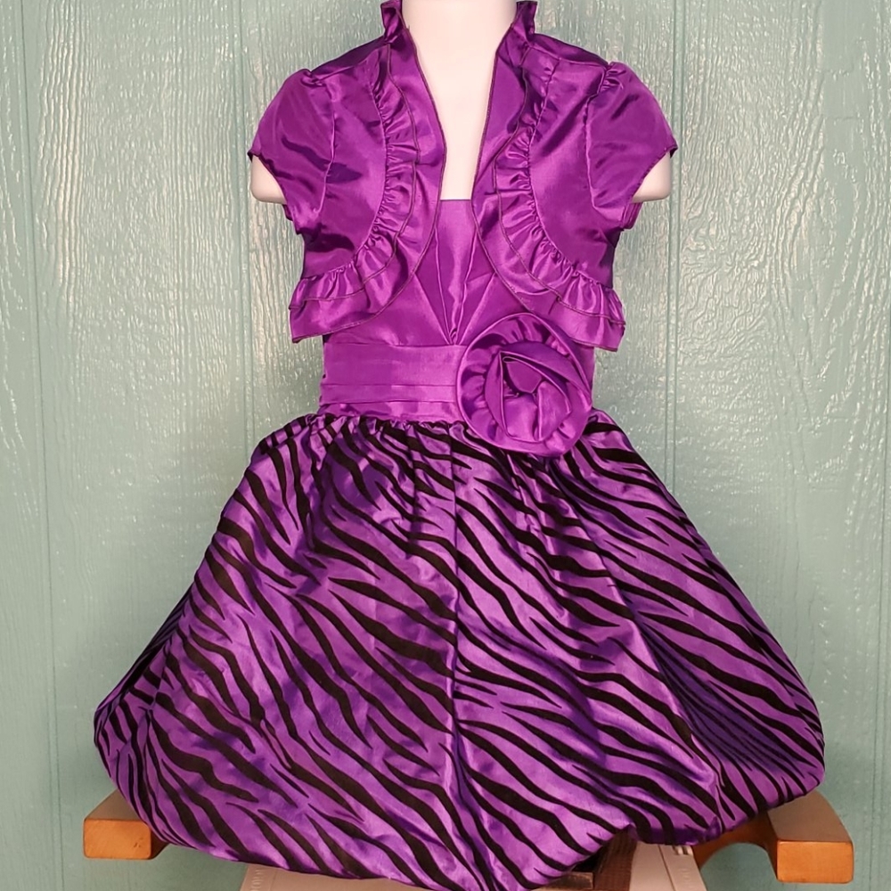 ❤️ 2 pieces set spaghetti straps little dress with vest zipper zebra siz…